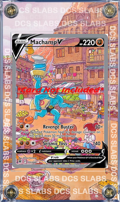 Pokemon Machamp V SWSH10 Alt Art 172 Astral Radiance Custom Display Case Slab