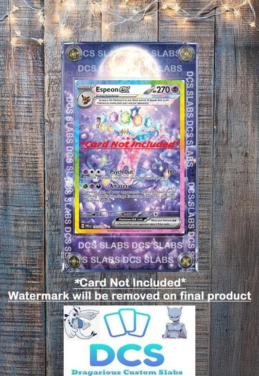 Pokemon Espeon EX SIR 155/131 Prismatic Evolutions Custom Case