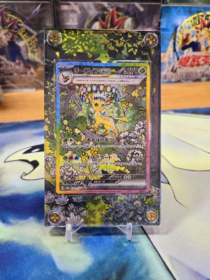Pokemon Leafeon EX SAR 200/187 sv8a Terastal Festival Pristmatic Evolutions Custom Case