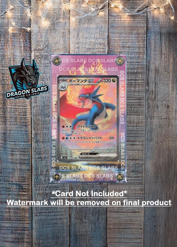 Pokemon Salamence ex SAR 129/100 SV9 Battle Partners Extended Art Custom Case