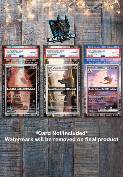 x3 Charmander Charmeleon Charizard EX 170,171,200 PSA bgs CGC tag Extended Artwork Pokemon 151