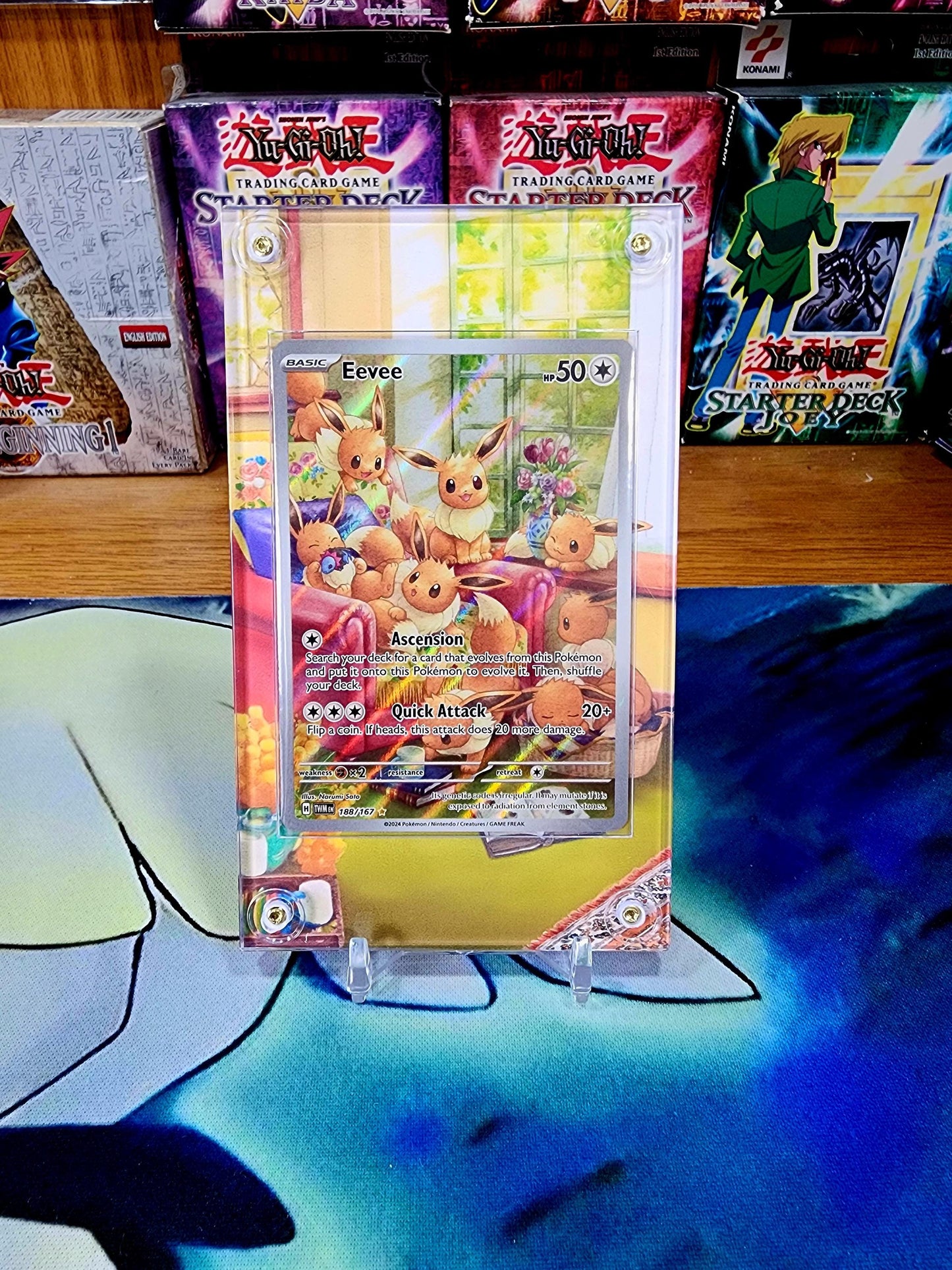 Pokemon Eevee 188 IR Twilight Masquerade Custom Case Slab