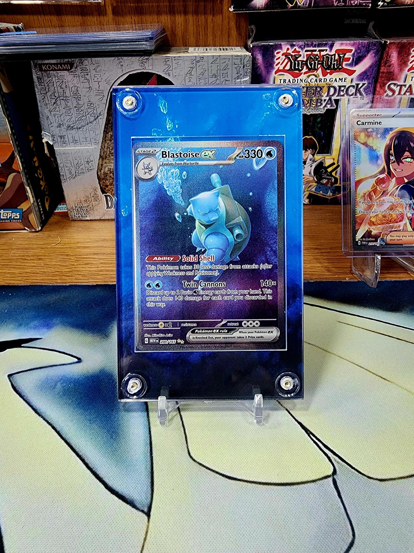 X9 Pokemon 151 Blastoise EX 200 Squirtle 170 Wartortle 171, Blastoise 199, Venusaur 198 plus the others pictured above Custom Display Cases