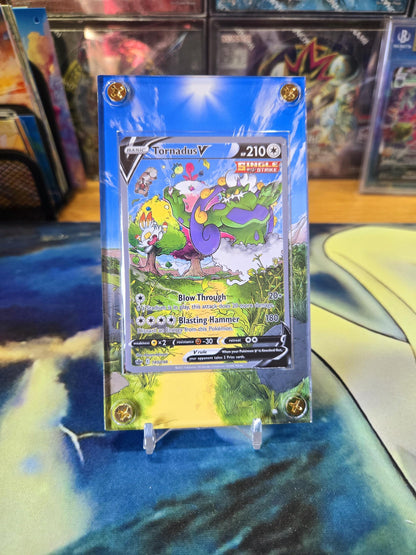 Pokemon Tornadus V 185/198 Chilling Reign Custom Display Case