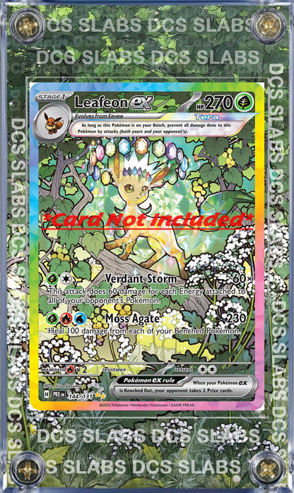 Pokemon Leafeon EX SIR 144/131 Prismatic Evolutions Custom Case