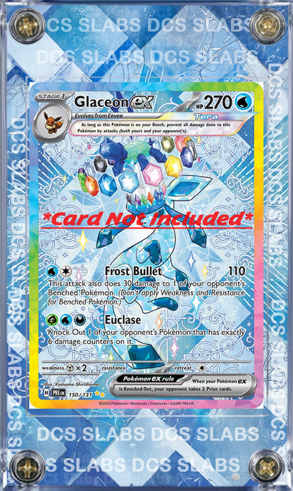 Pokemon Glaceon EX SIR 150/131 Prismatic Evolutions Custom Case