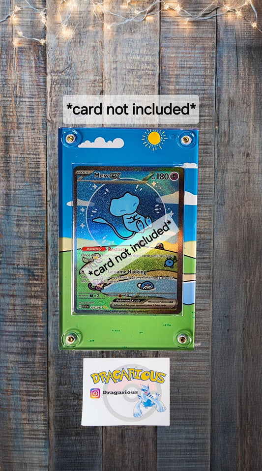 Pokemon Mew EX SIR Paldean Fates 232 Custom Case Slab