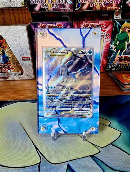Pokemon Glaceon Vstar GG40 Crown Zenith Custom Display Case Slab