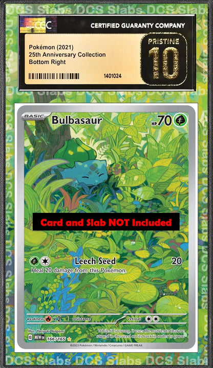 Bulbasaur 166/165 PSA bgs CGC tag Extended Artwork Pokemon 151