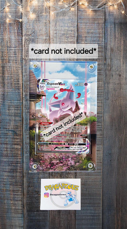 Pokemon Espeon Vmax Alt Art 247 SWSH Fusion Strike Custom Display Case Slab