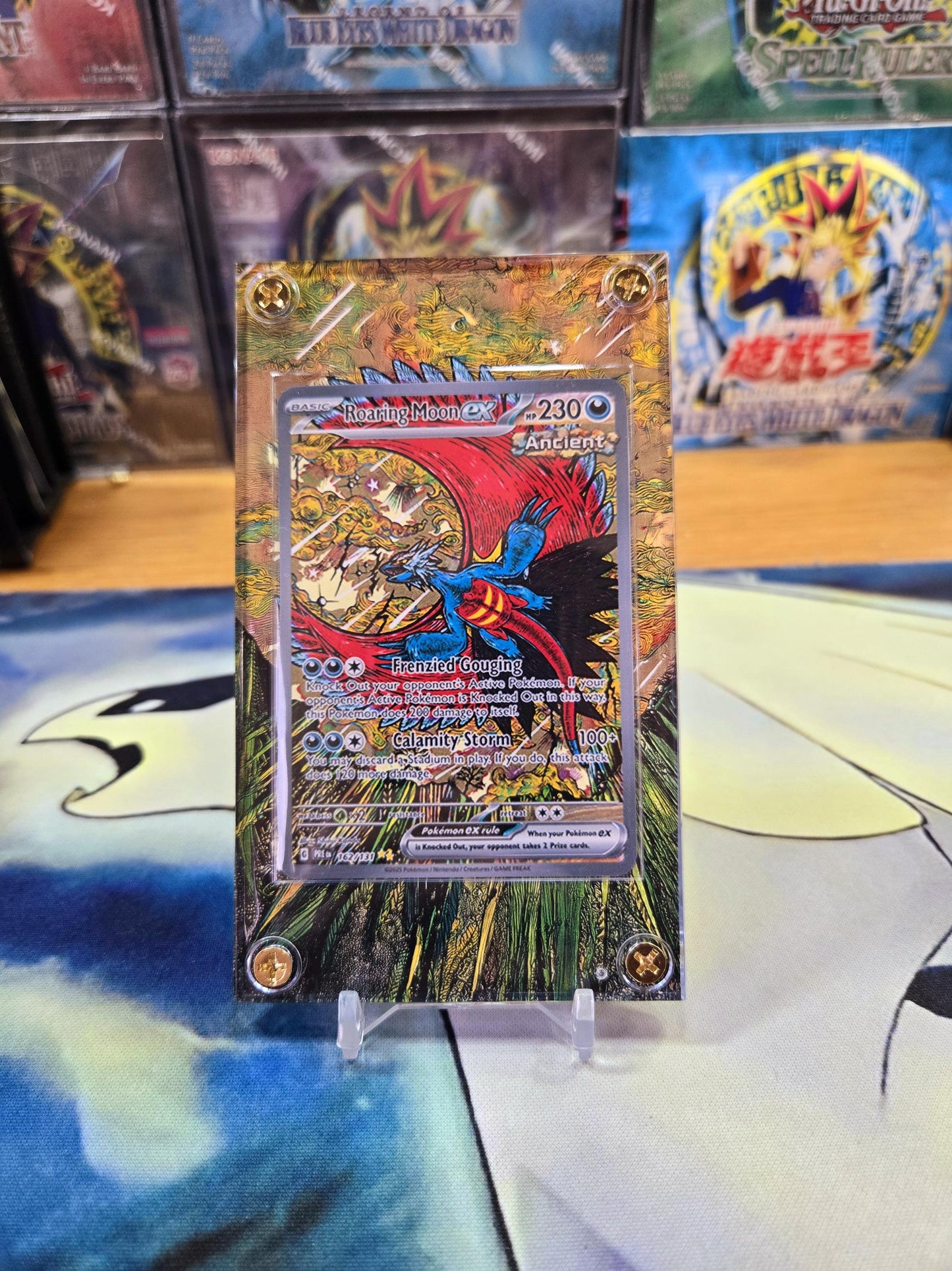 Pokemon Roaring Moon EX SIR 162/131 Prismatic Evolutions Custom Case
