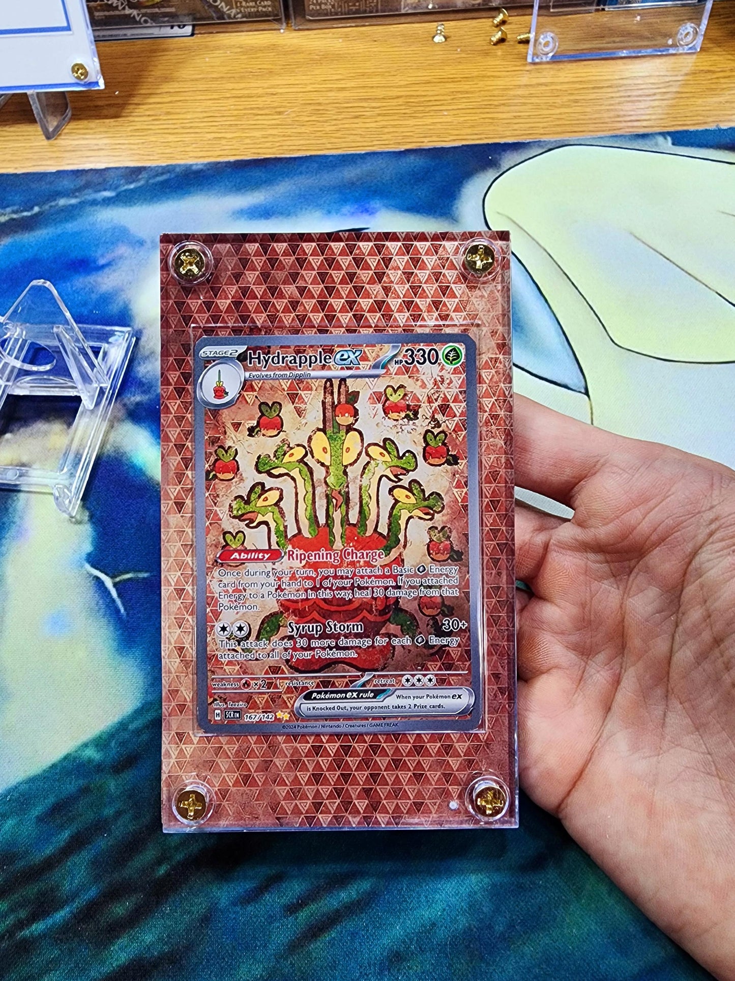 Pokemon Hydrapple EX SIR 167/142 Stellar Crown Card Custom Display Case