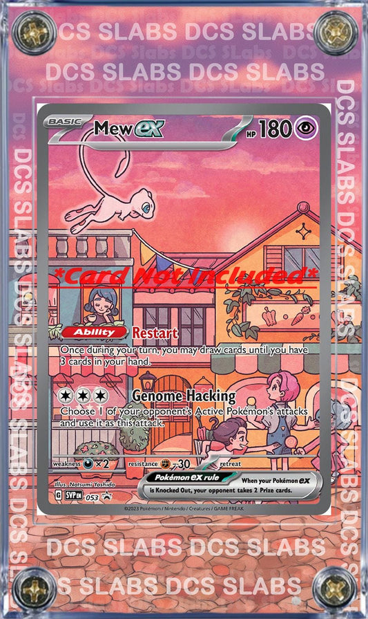 Pokemon Mew 151 Promo SVP 053 Custom Display Case
