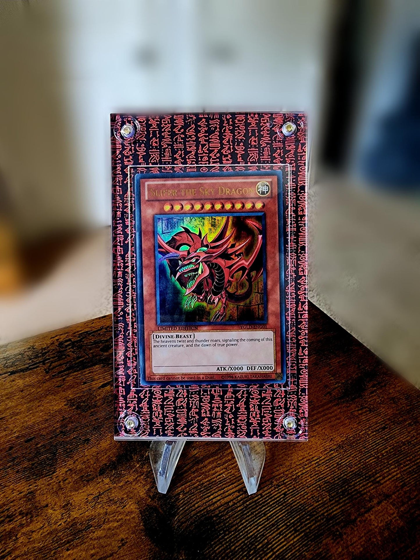 X3 Yugioh Prismatic Hyrogliphics Egyptian Gods Case Slabs - Winged Dragon of Ra, Slifer The Sky Dragon, Obelisk The Tormentor