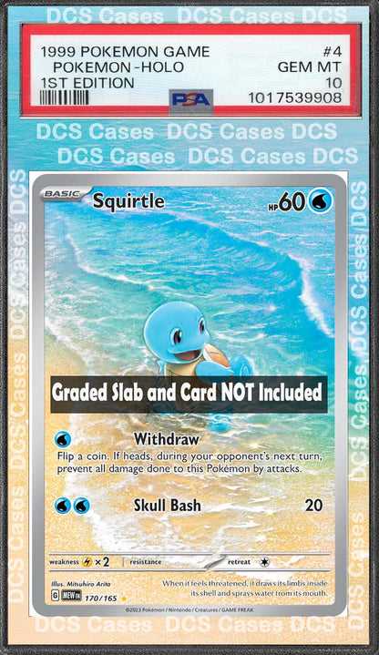 Squirtle 170/165 PSA bgs CGC tag Extended Artwork Pokemon 151
