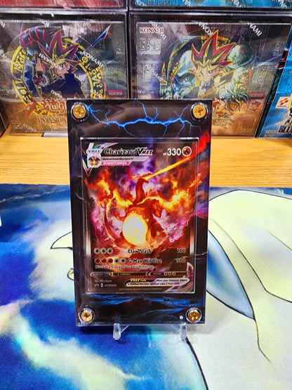 X3 Pokemon Charizard V Vstar Vmax SWSH260 261 262 Promo Custom Display Cases