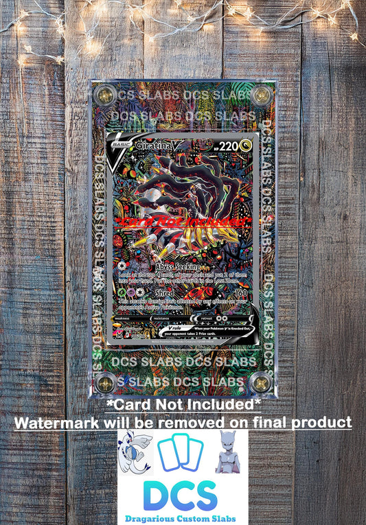 Pokemon Giratina V 186/196 Alt Art Lost Origin Display Case Slab