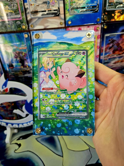 Pokemon Lillie’s Clefairy EX SIR 184/159 Journey Together Extended Art Custom Case