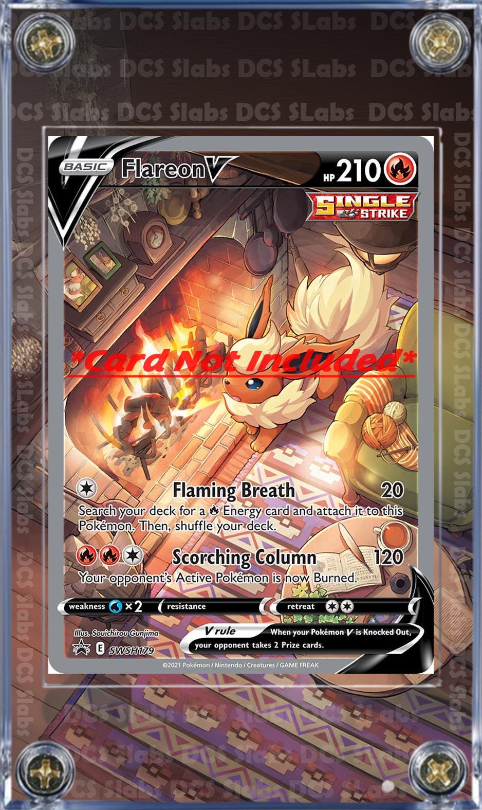x6 Pokemon Jolteon Flareon Vaporeon VMAX & V Alt Art SWSH180 SWSH181 SWSH182 SWSH183 SWSH184 SWSH185 Promo Display Cases