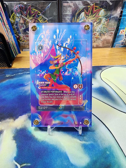Disney Lorcana Shimmering Skies Robin Hood Sharpshooter 215/204 Enchanted  Chapter 5 Custom Case