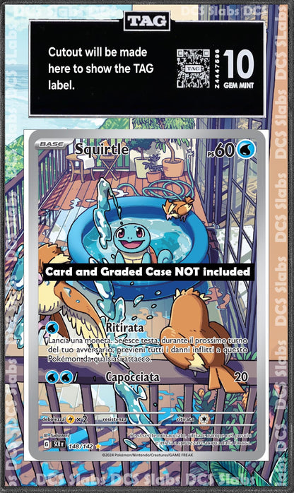 Squirtle 148/142 PSA bgs CGC tag Extended Artwork Pokemon Stellar Crown