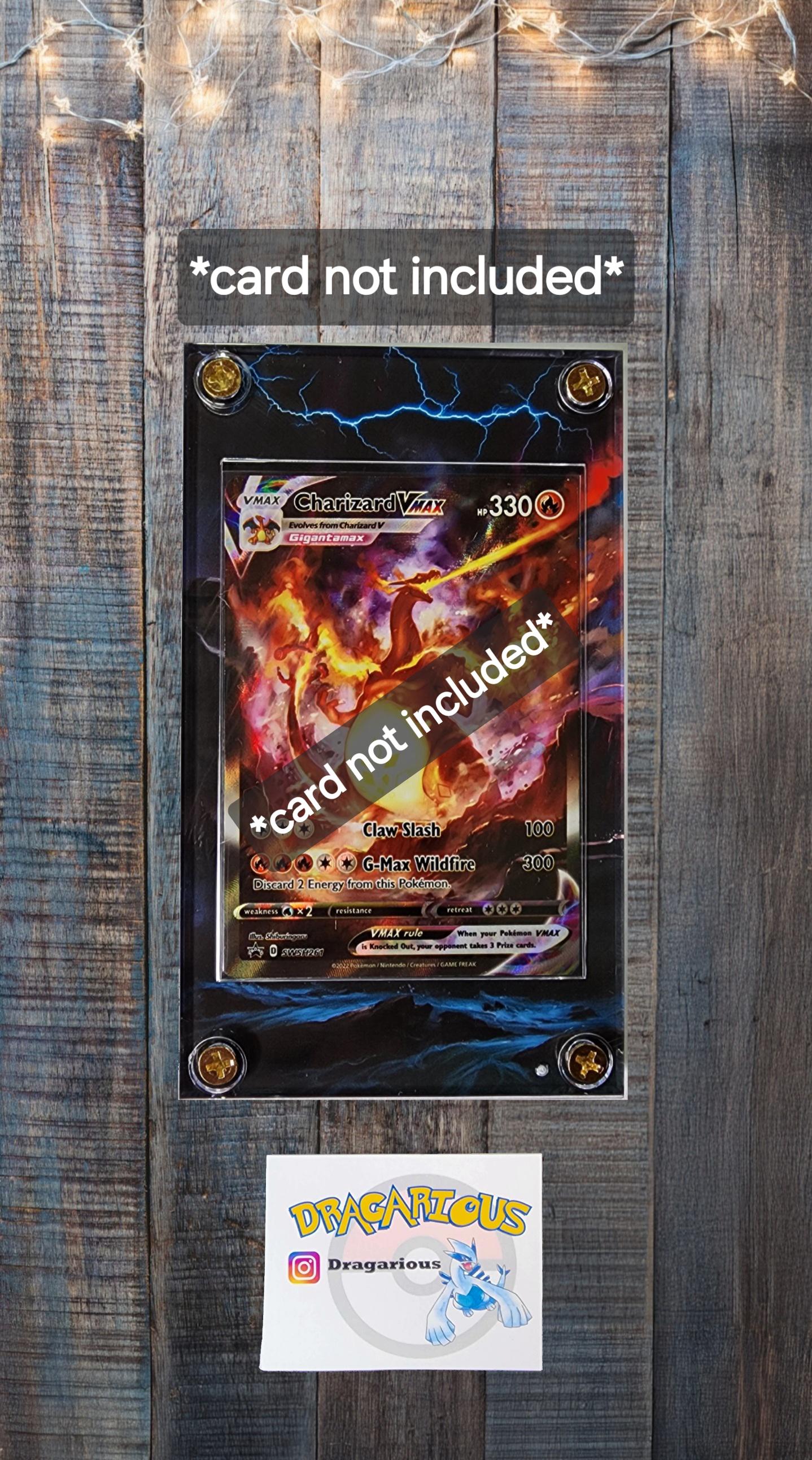 Pokemon Charizard VMAX SWSH261 Promo Custom Display Case Slab