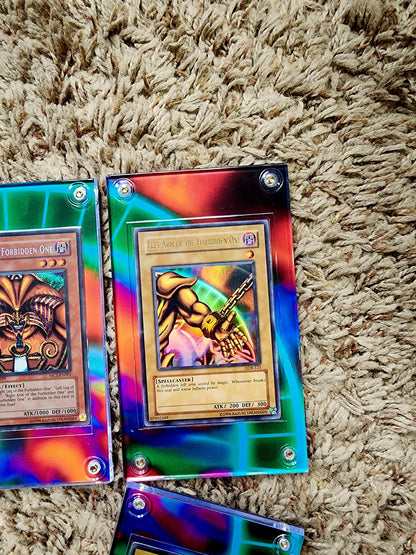 X5 Yugioh Spellbinding Circle Exodia Custom Cases