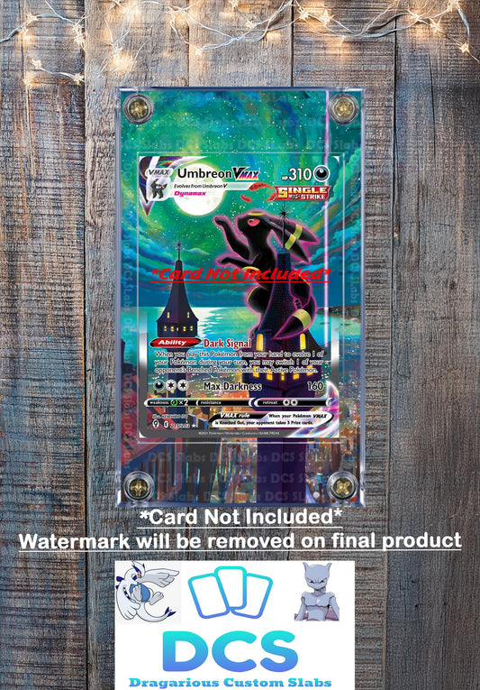 Pokemon Umbreon Vmax Alt Art 215 Custom Display Case Slab