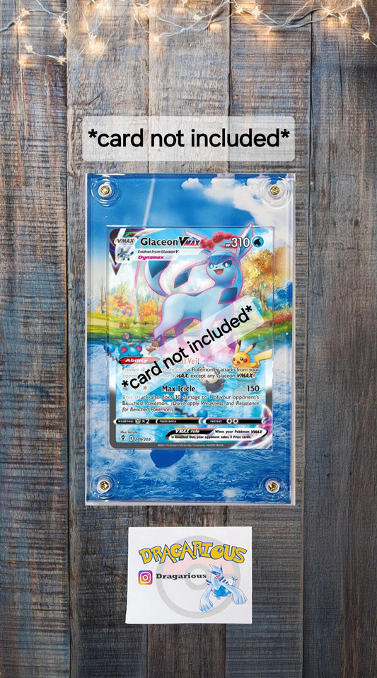 Pokemon Glaceon VMAX 209/203 Evolving Skies Custom Case Slab