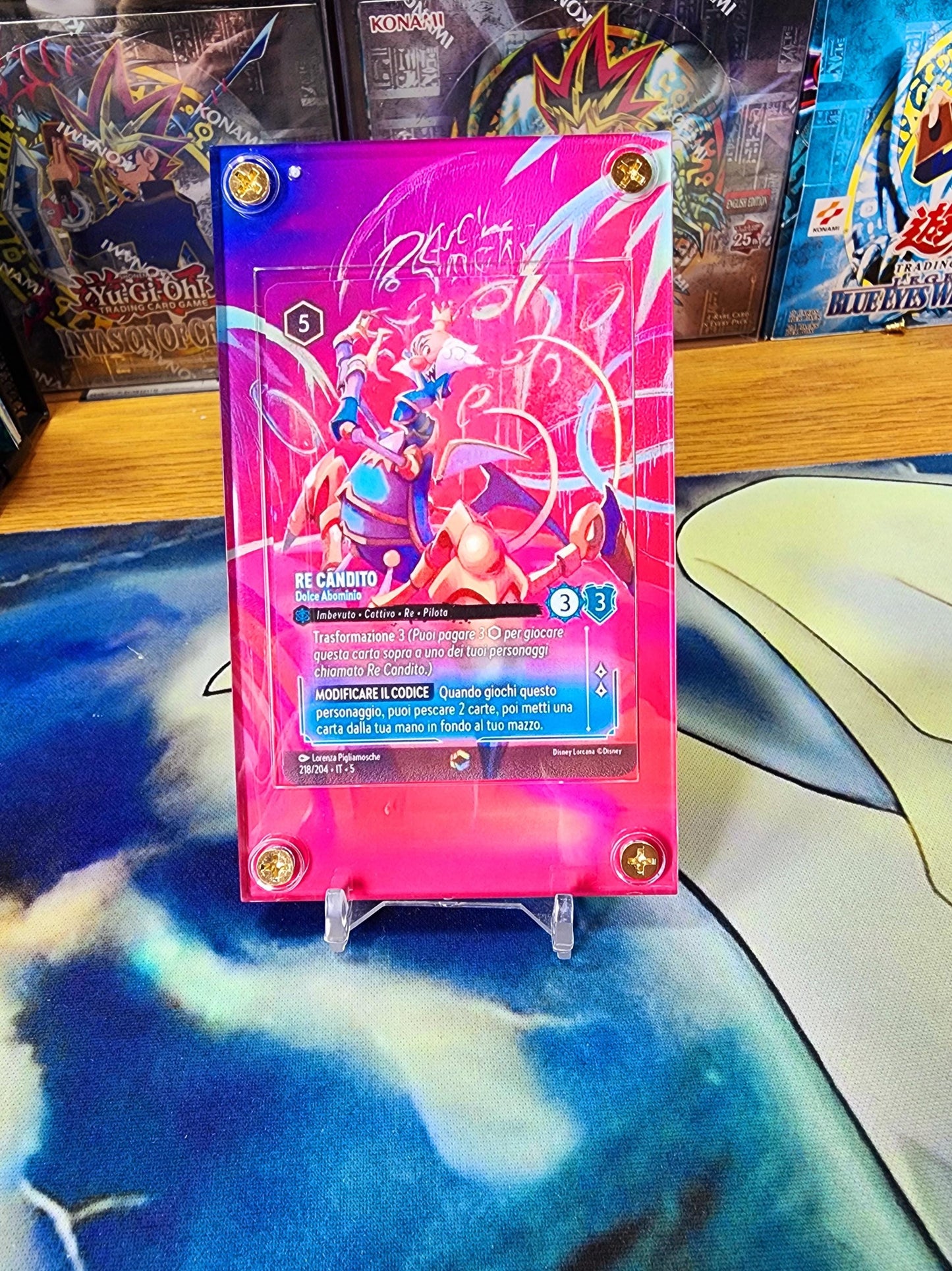 Disney Lorcana Shimmering Skies King Candy Sweet Abomination 218/204 Enchanted Chapter 5 Custom Case