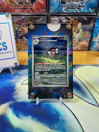 Pokemon Ledian Stellar Crown IR 144/142 Card Custom Display Case Slab