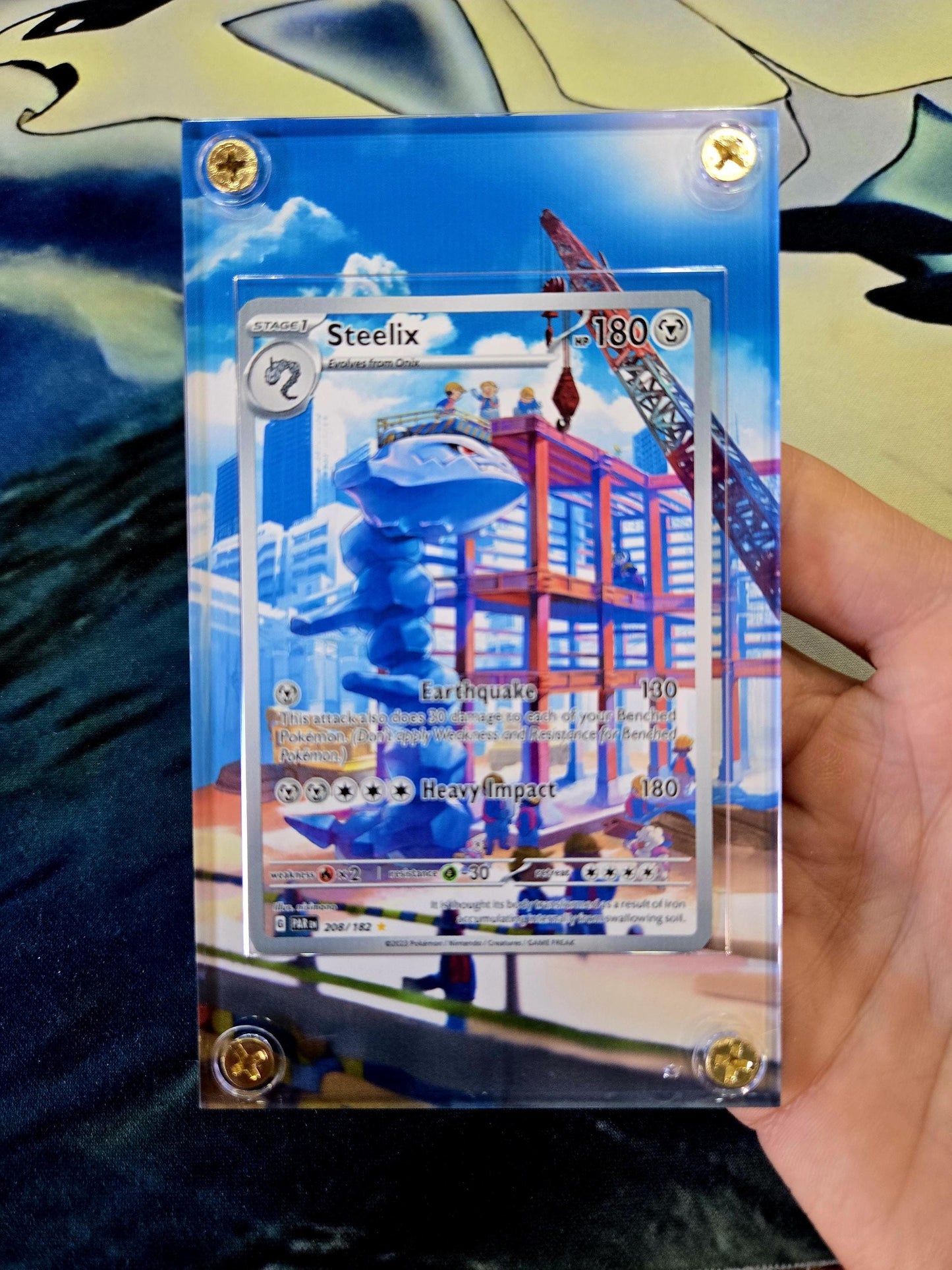 Pokemon Steelix 208/182 Paradox Rift Custom Case