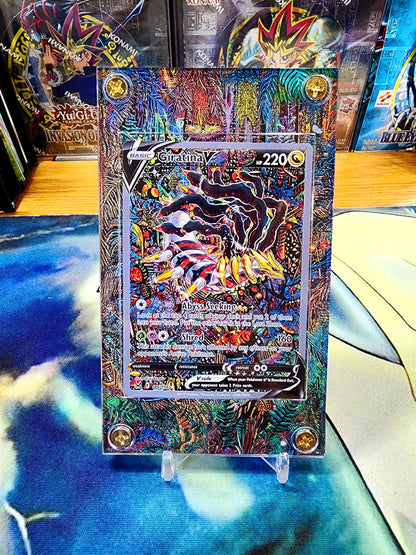 Pokemon Giratina V 186/196 Alt Art Lost Origin Display Case Slab