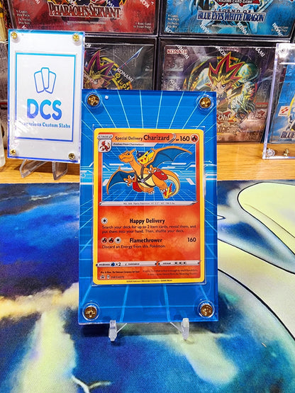 Pokemon Special Delivery Charizard SWSH075 Custom Case Slab