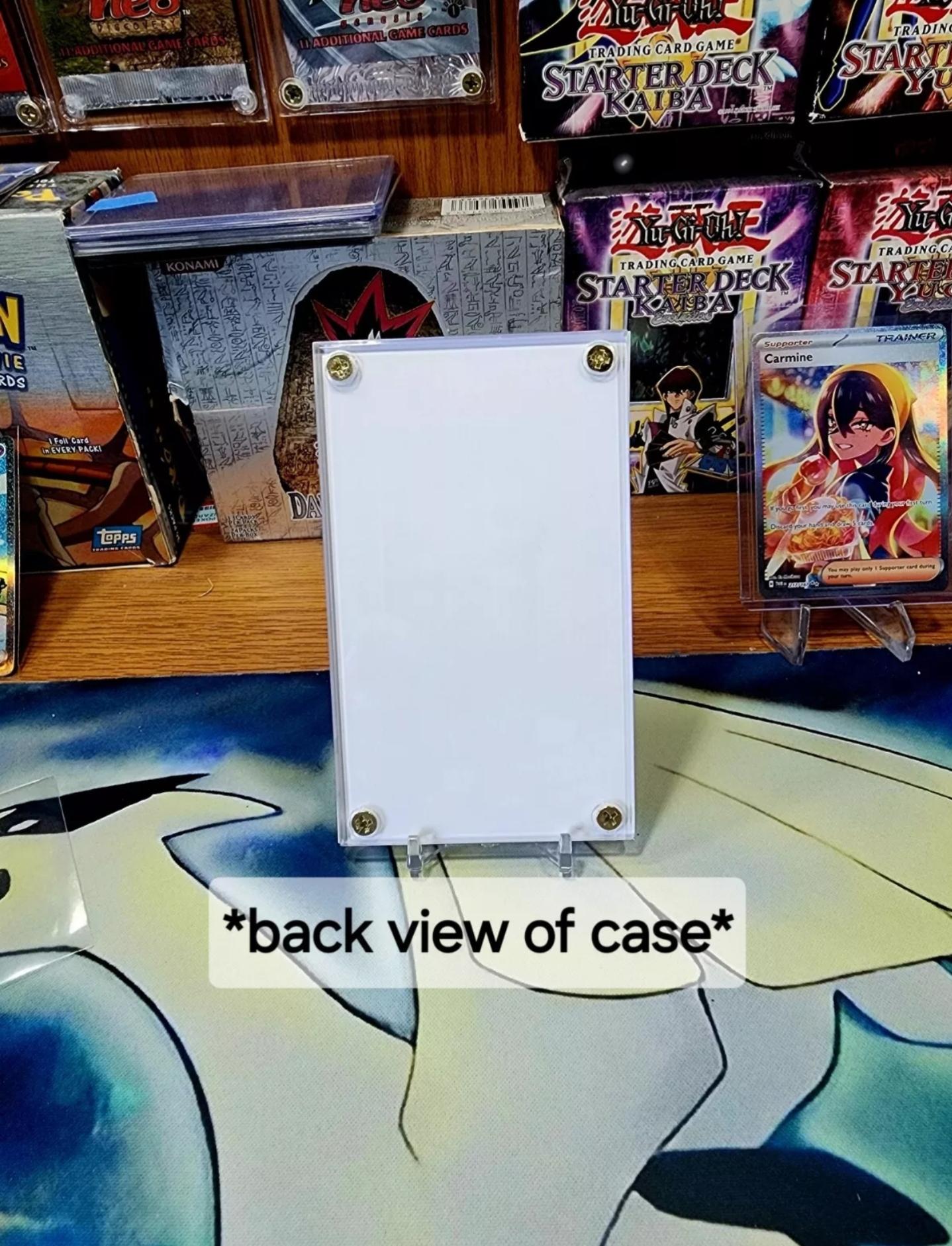 X9 Pokemon Original Charizard, Blastoise, Venusaur Base Set Evolutions Custom Display Case Slabs