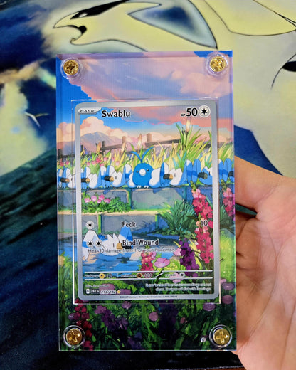 Pokemon Swablu 213/182 Paradox Rift Custom Case