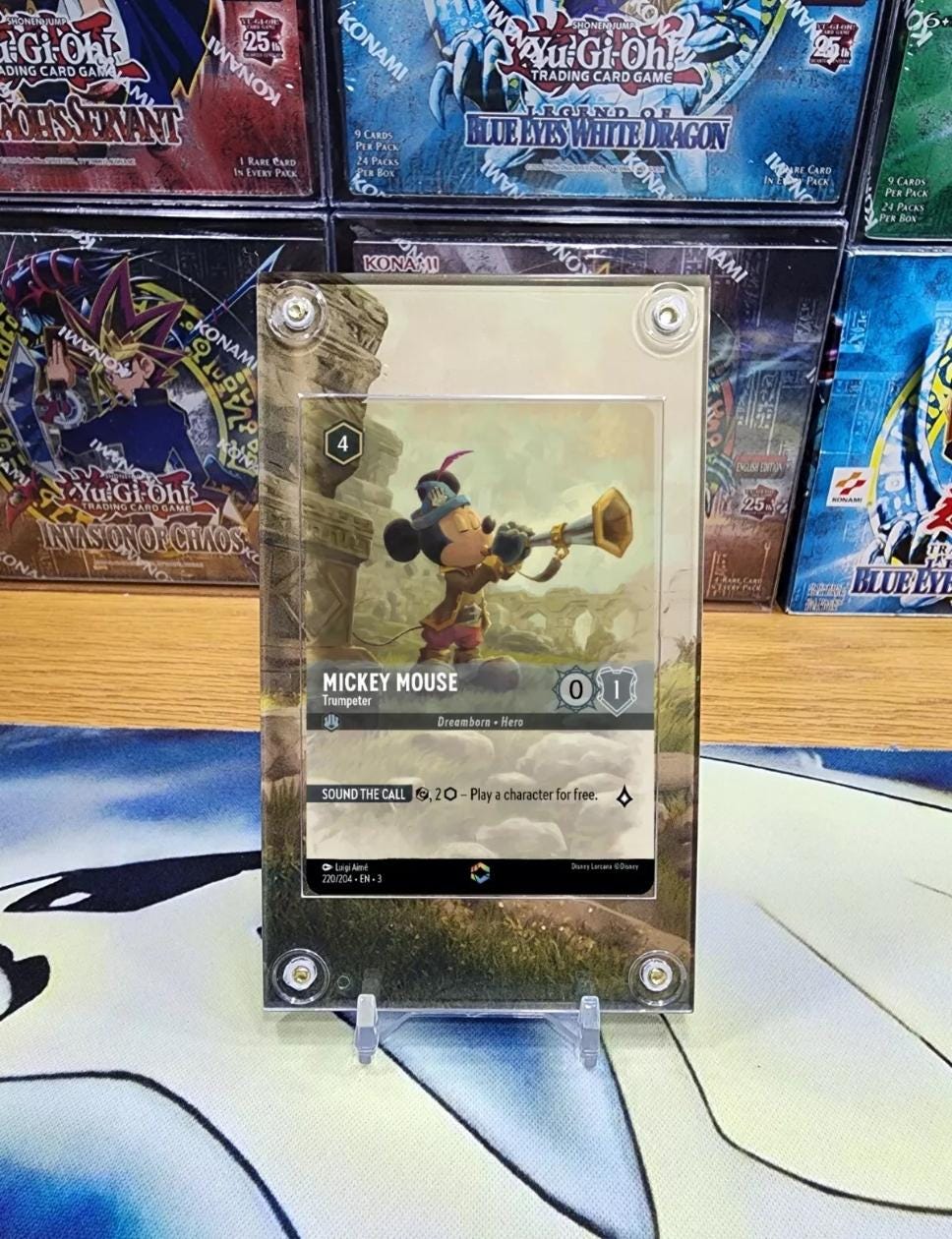 Disney Lorcana Mickey Mouse Trumpeter Chapter 3 220/204 Enchanted Custom Case