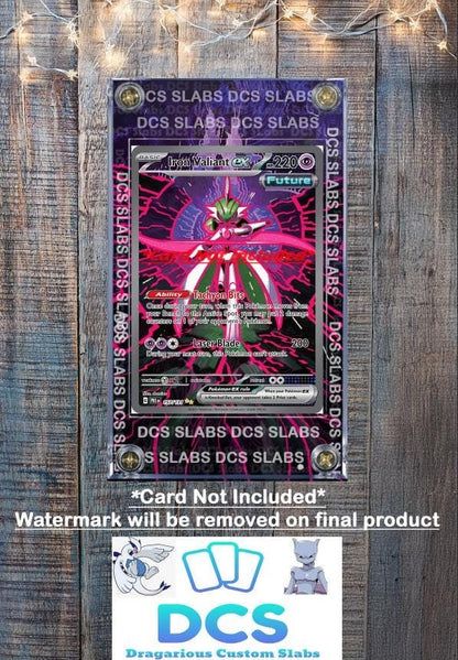 Pokemon Iron Valiant EX SIR 157/131 Prismatic Evolutions Custom Case