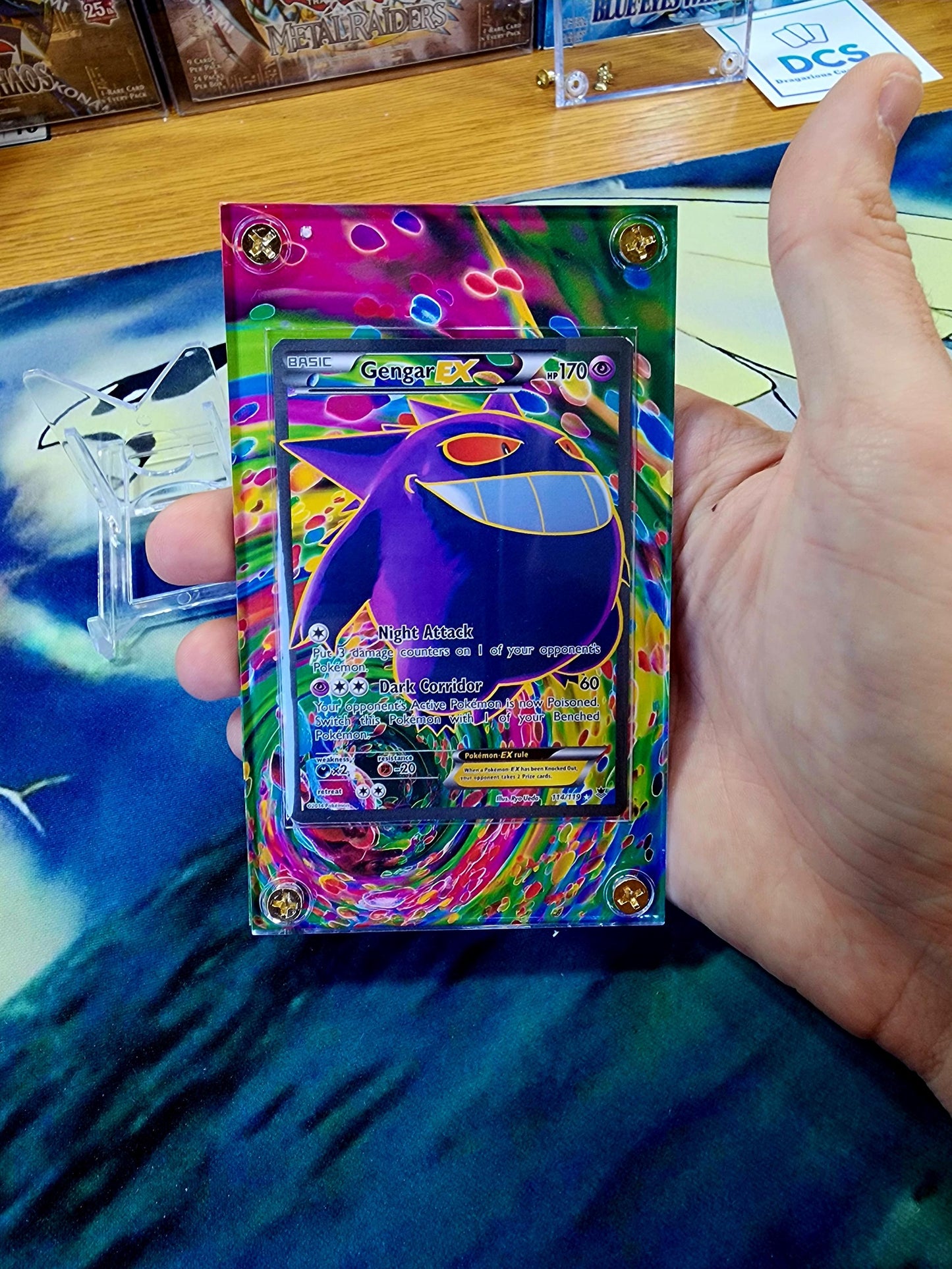 Pokemon Gengar EX 114/119 Phantom Forces Custom Case Slab