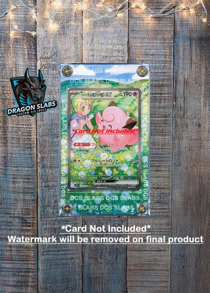 Pokemon Lillie's Clefairy ex SAR 126/100 SV9 Battle Partners Extended Art Custom Case
