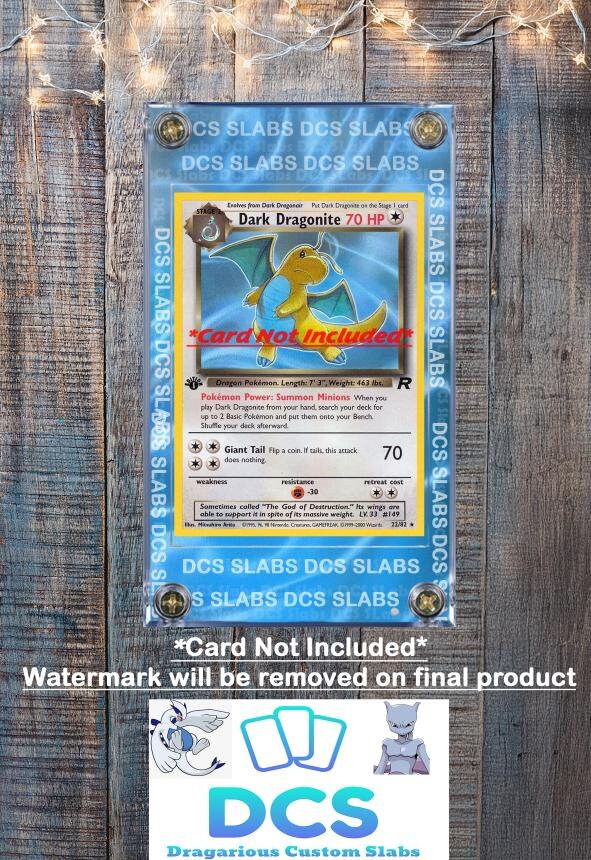 Pokemon Rocket Dark Dragonite 22/82 5/82 Custom Case