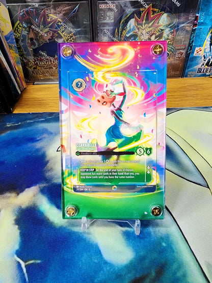 Disney Lorcana Shimmering Skies Clarabelle Light on Her Hooves 211/204 Enchanted Chapter 5 Custom Case