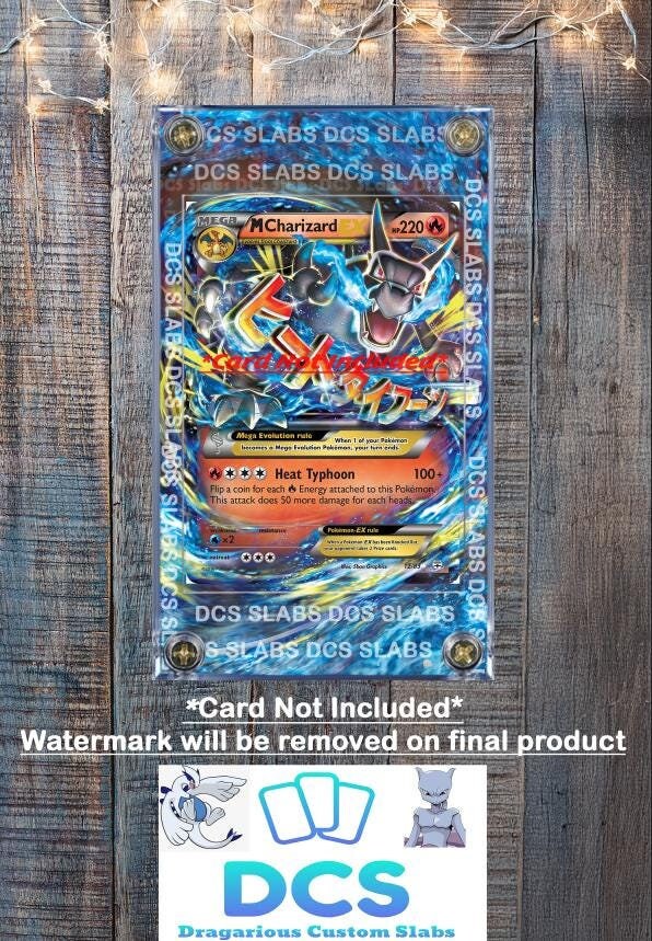 Pokemon M Charizard EX 12/83 Generations XY Custom Display Case Slab