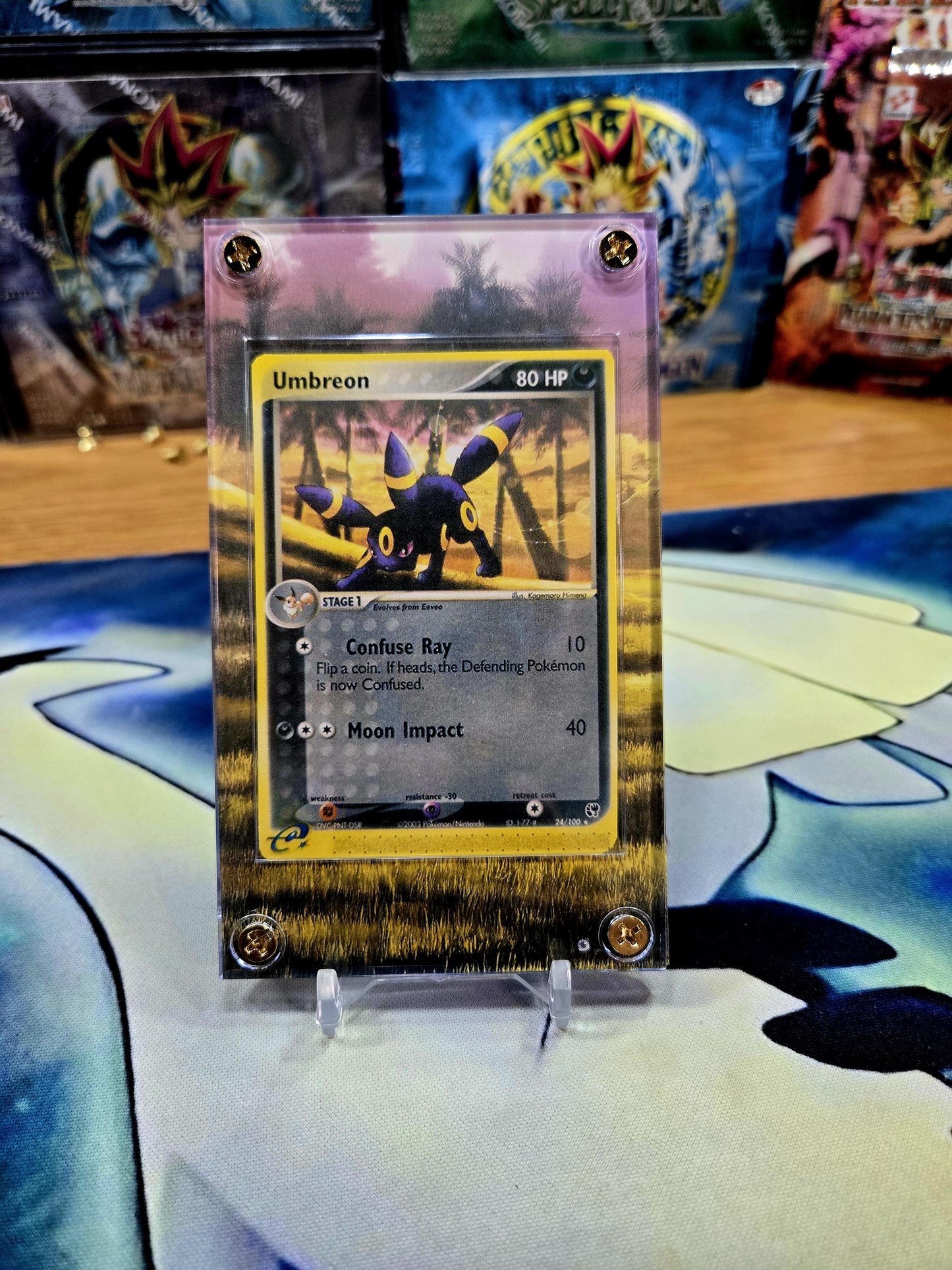 Pokemon Umbreon EX 24/100 Sandstorm Custom Case