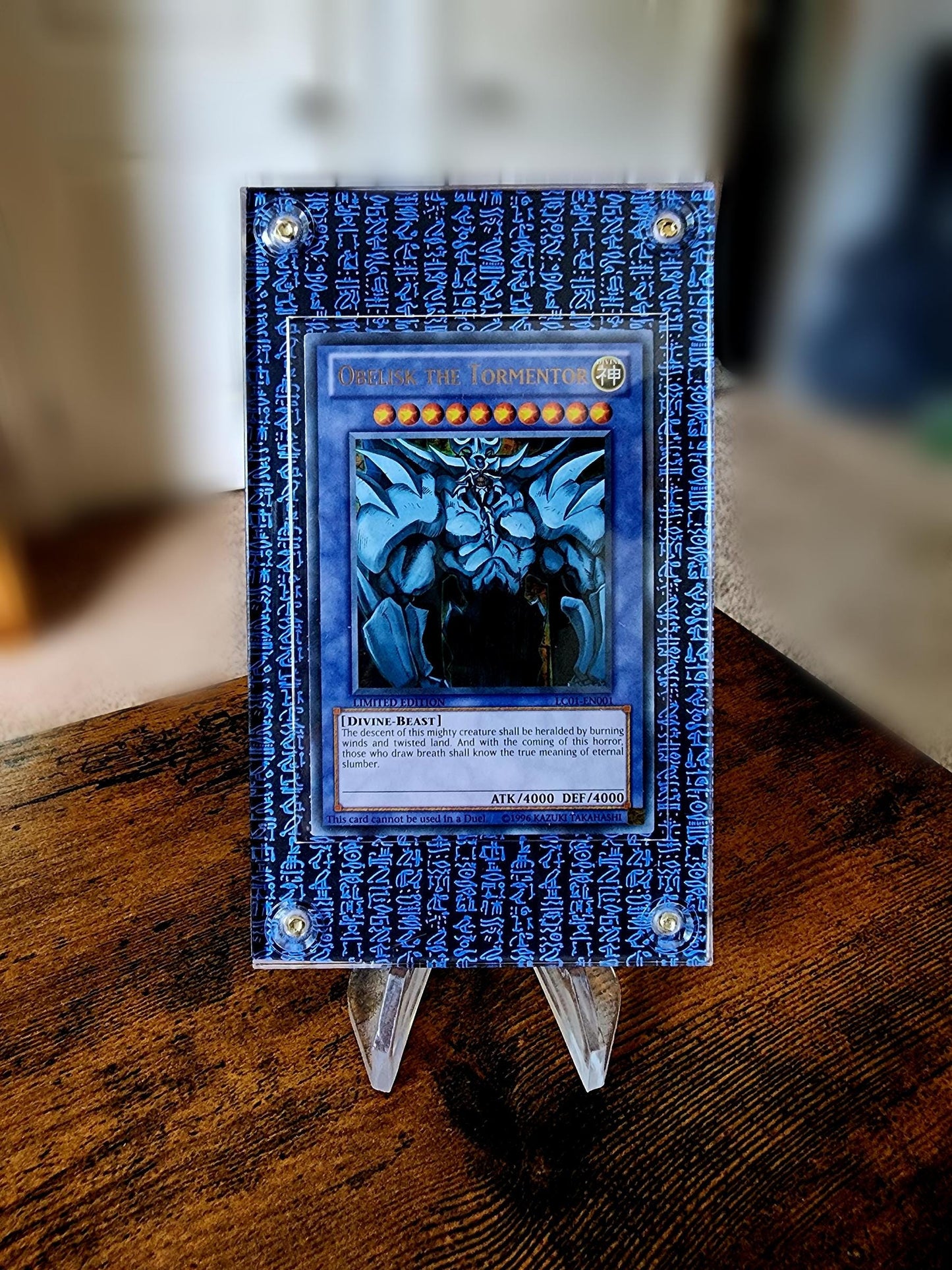 X3 Yugioh Prismatic Hyrogliphics Egyptian Gods Case Slabs - Winged Dragon of Ra, Slifer The Sky Dragon, Obelisk The Tormentor