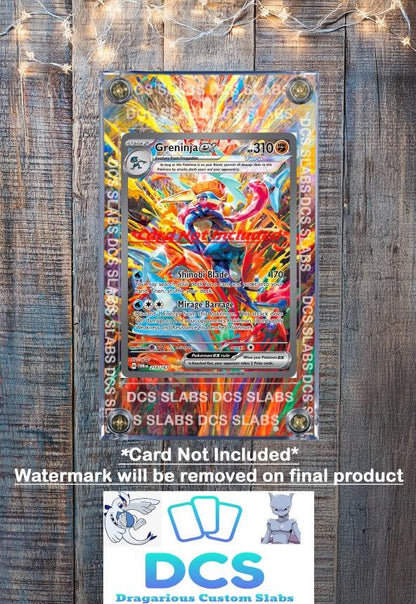 Pokemon Greninja EX SIR Twilight Masquerade 214/167 Custom Case Slab