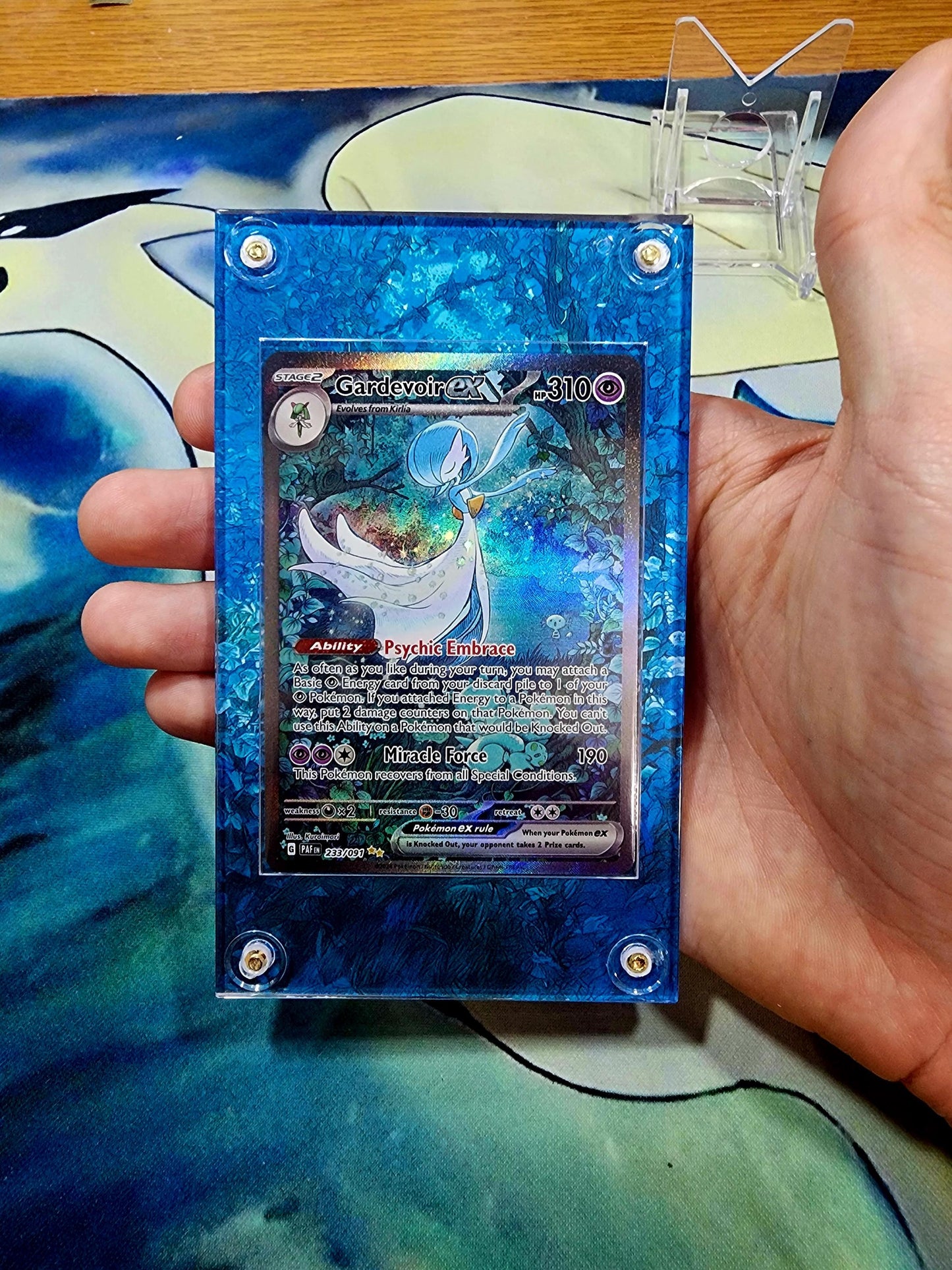 X2 Pokemon Gardevoir Ex 233/091 & 245/198 Paldean Fates Custom Cases