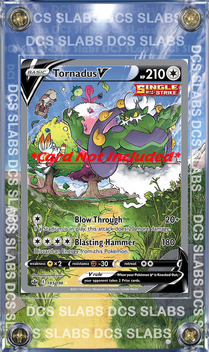 Pokemon Tornadus V 185/198 Chilling Reign Custom Display Case