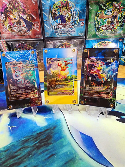 x6 Pokemon Jolteon Flareon Vaporeon VMAX & V Alt Art SWSH180 SWSH181 SWSH182 SWSH183 SWSH184 SWSH185 Promo Display Cases