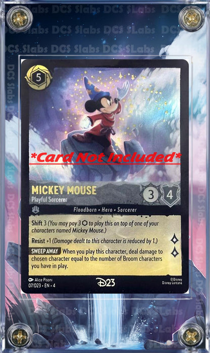2024 Disney Lorcana Mickey Mouse Playful Sorcerer D23 Promo Custom Case